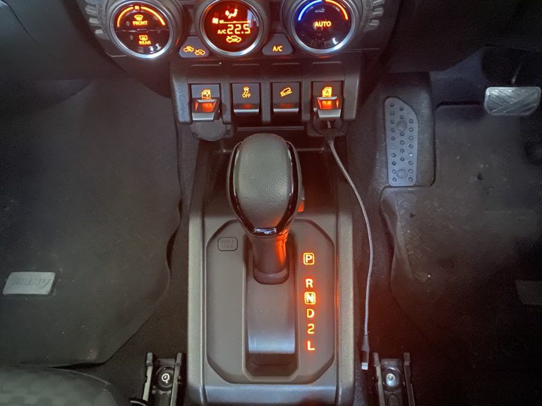 Amber LED gearbox light