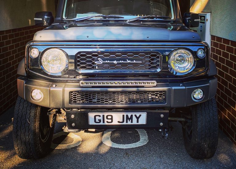 LED Light bar on JB74 Jimny