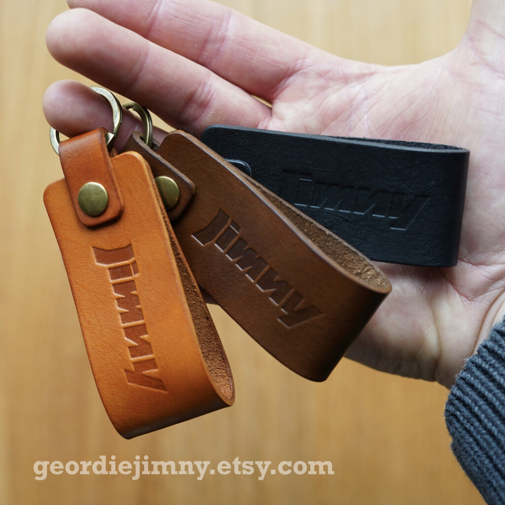 Jimny Leather Key Ring