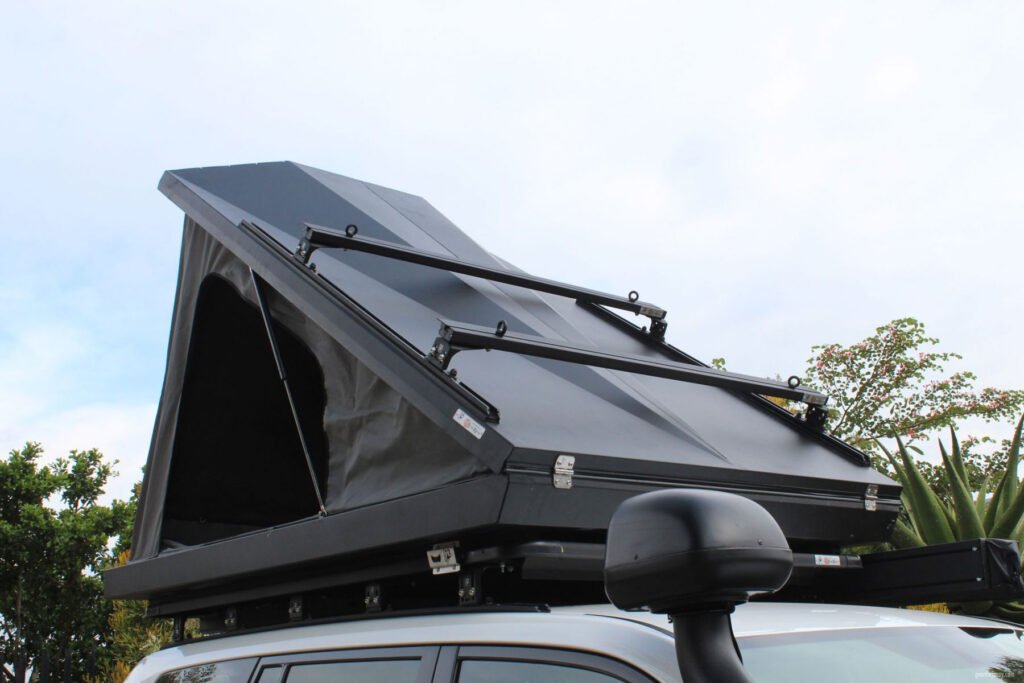 Homemade shop rooftop tent