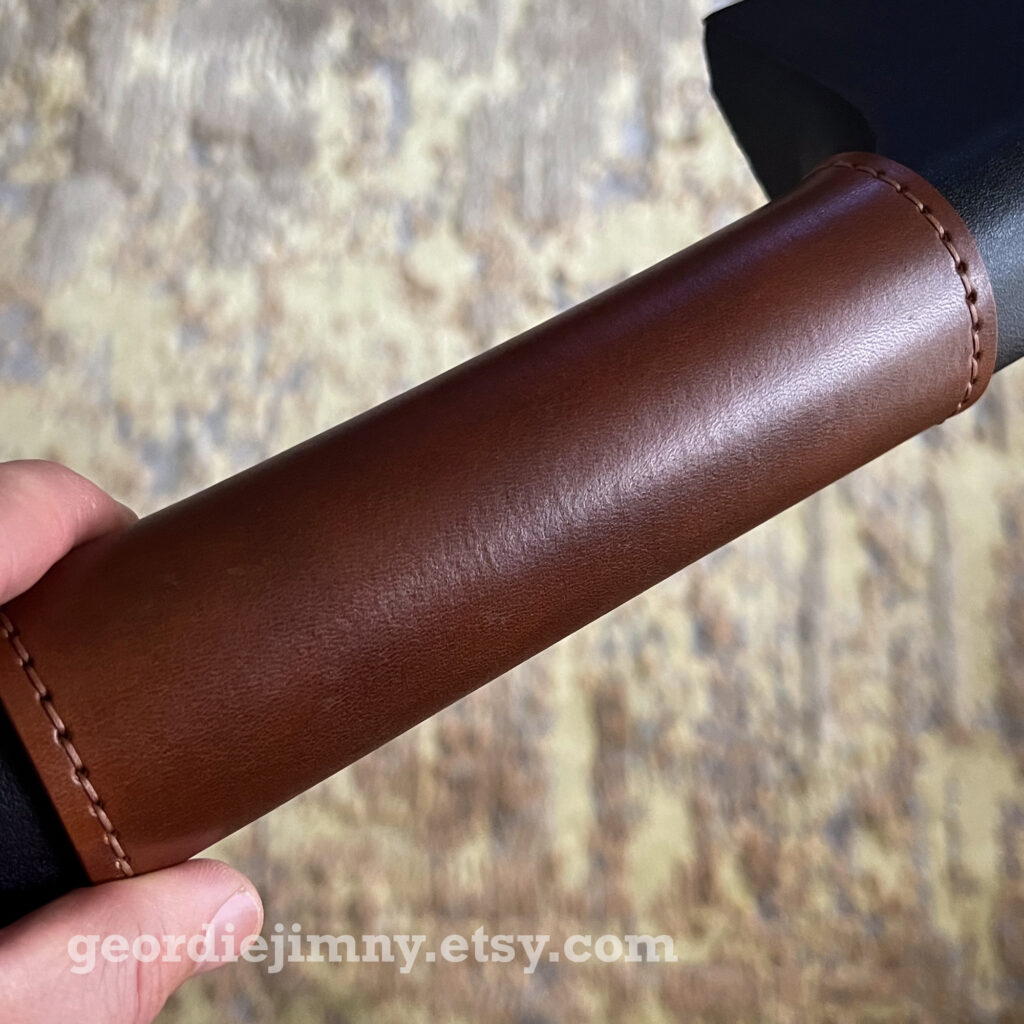 Walnut Defender Leather Handle Cover